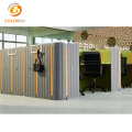 Polyester Fiber Sound Barrier Acoustic Screen Office Furniture